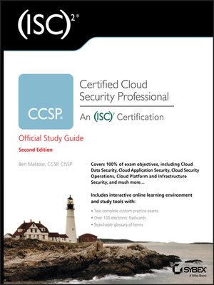 cover image of (ISC)2 CCSP Certified Cloud Security Professional Official Study Guide